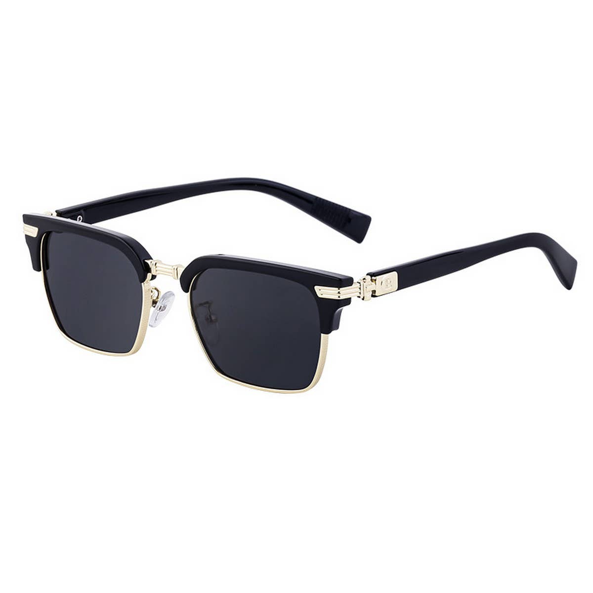 VINTAGE POLARIZED EYEBROW FRAME SUNGLASSES