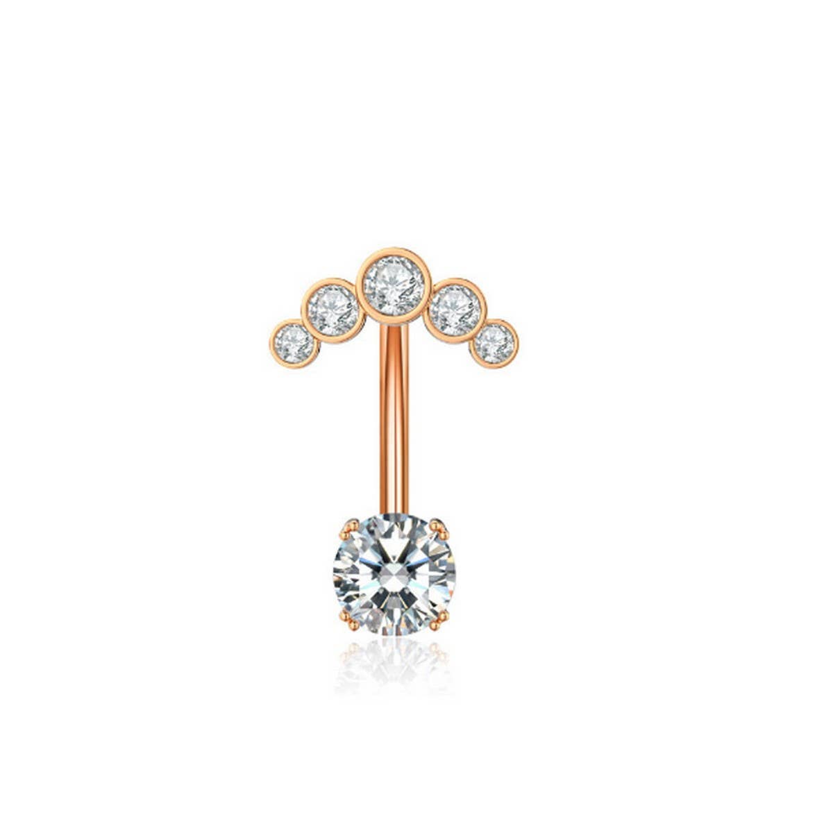 Hot Sale Stainless Steel Reverse Navel Ring