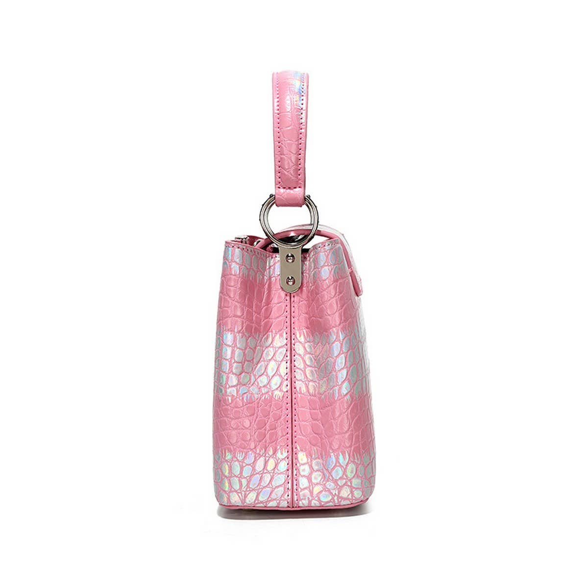 HIGH-END CONTRAST COLOR CROCODILE PATTERN TOTE BAG_CWAB3620