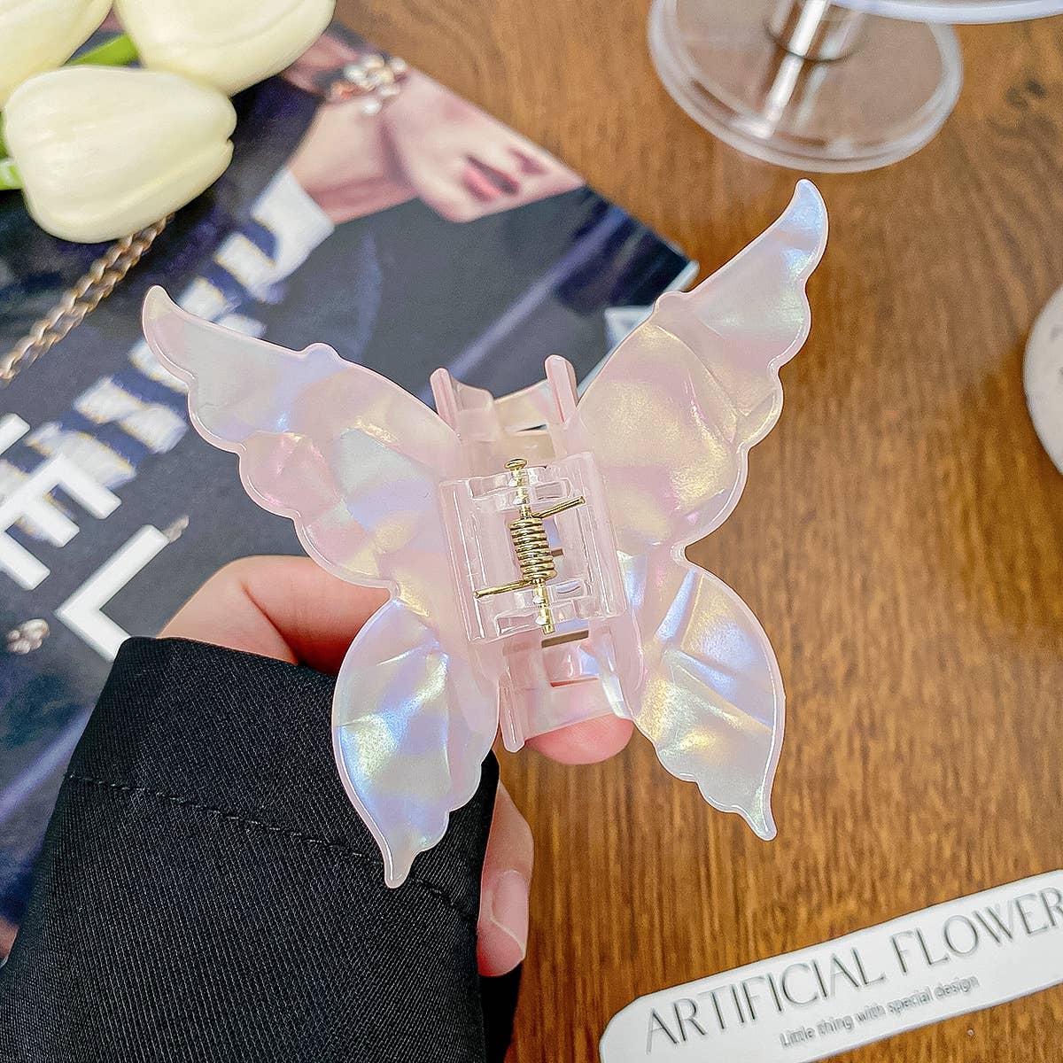 Iridescent Mermaid imitation acetic acid clip