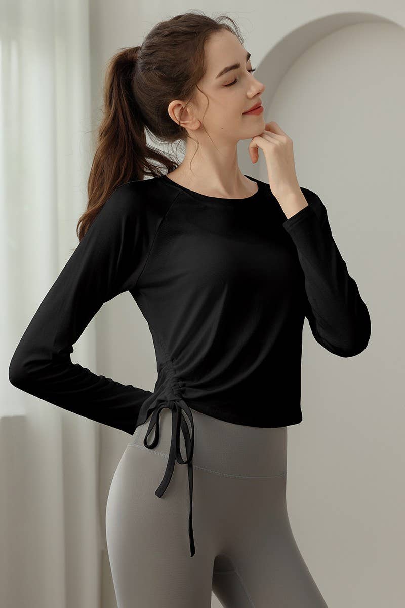 CWTBLL3631_NEW STYLE SPORTS SLIM YOGA TOPS