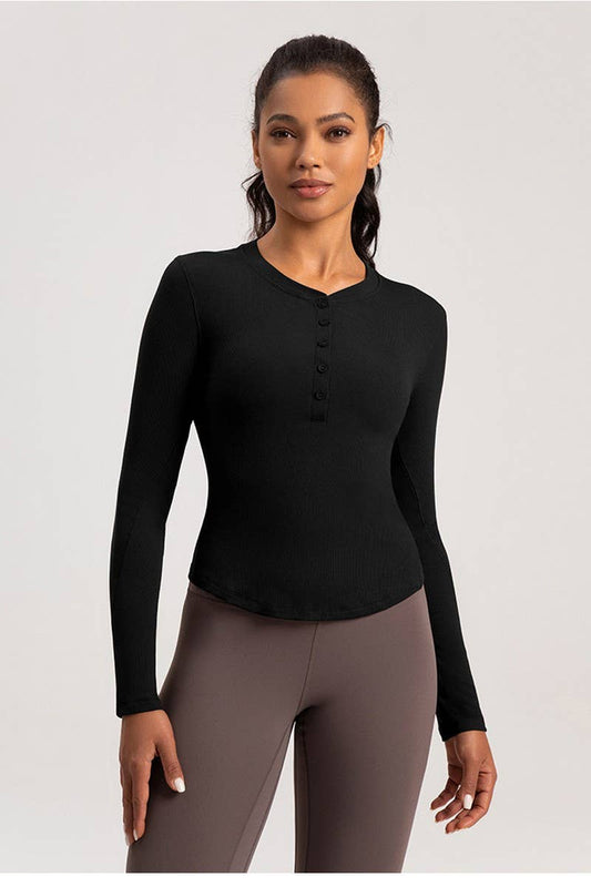 CWTBLL2921_MODAL SPORTS YOGA WEAR T-SHIRT TOP
