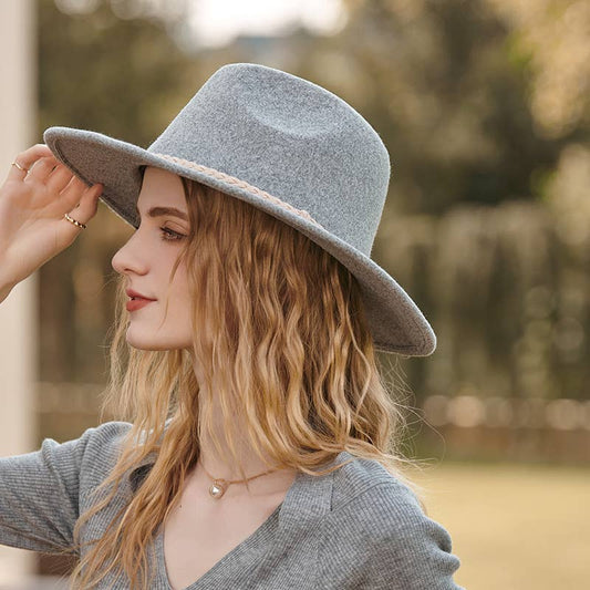 WOMEN SOLID COLOR WIDE-BRIMMED SOFT PANAMA HAT_CWAH0593