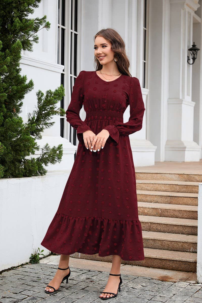 CWDMD4727_FRESH AND SWEET ALL-MATCH DRESS