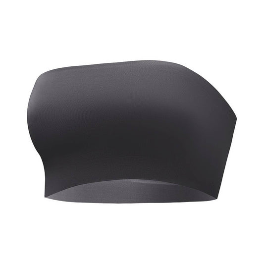 SEAMLESS PLUS SIZE CHEST WRAP STYLE GATHERING BRA