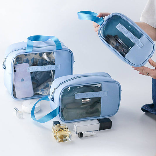 PORTABLE SHELL STORAGE BAG SET MAKEUP BAG_CWAB1456