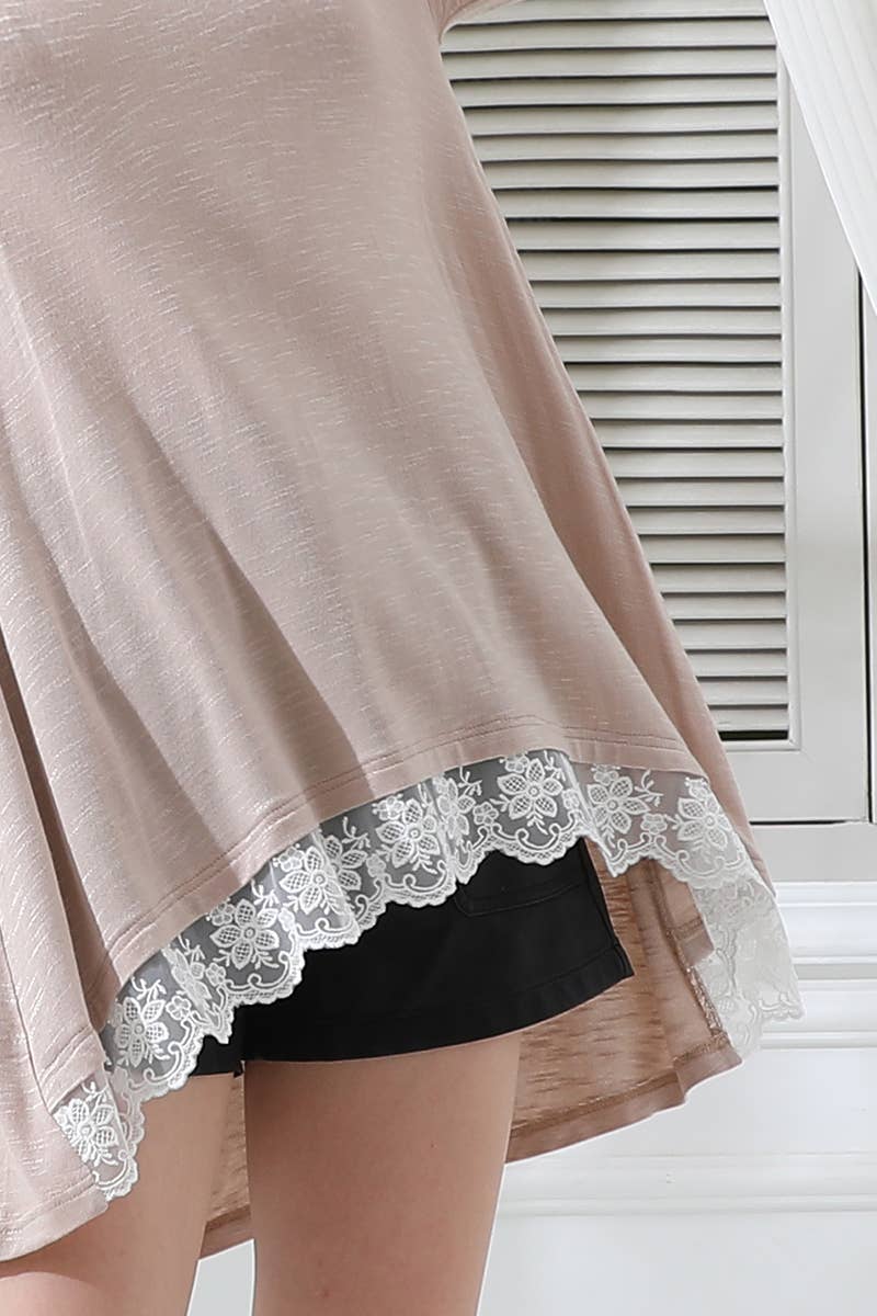 CWTTL1447_Round Neck Casual Long Sleeve Top