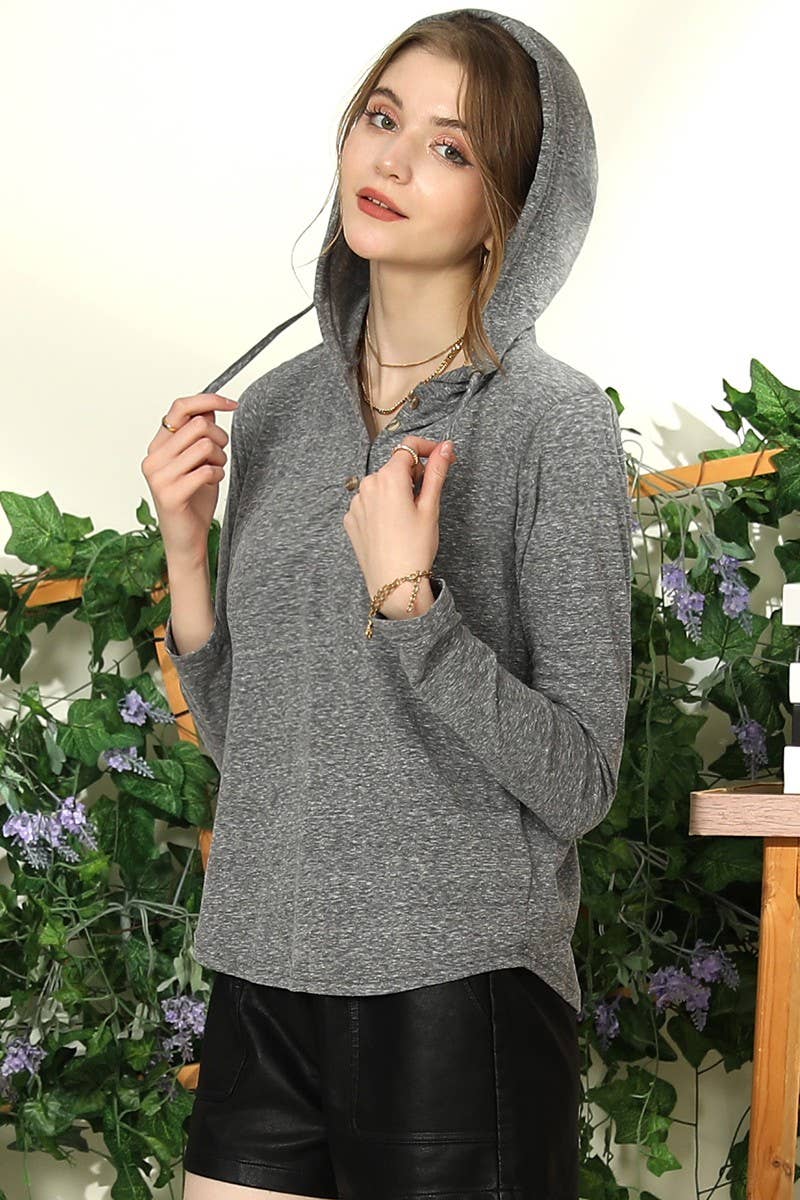 CWTTL1493-S_BUTTON DOWN HENLEY LIGHT WEIGHT HOODIE TOP