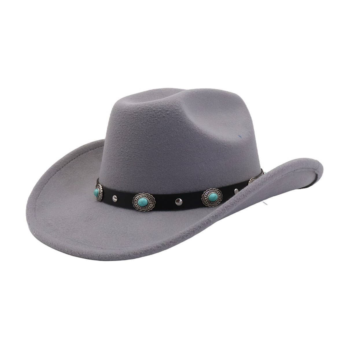Couple¡¯s Polyester Cowboy Jazz Hat Ethnic Style_CWAH04384