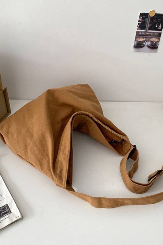 Crossbody Canvas Big Shoulder Bag_CWAB0420