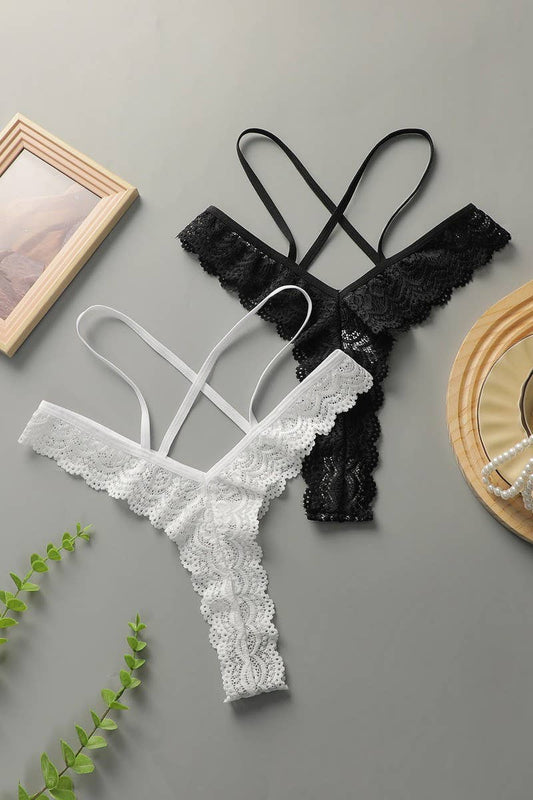 CWMU00303_LACE HOLLOW-OUT SEXY MINIMALIST PANTIES