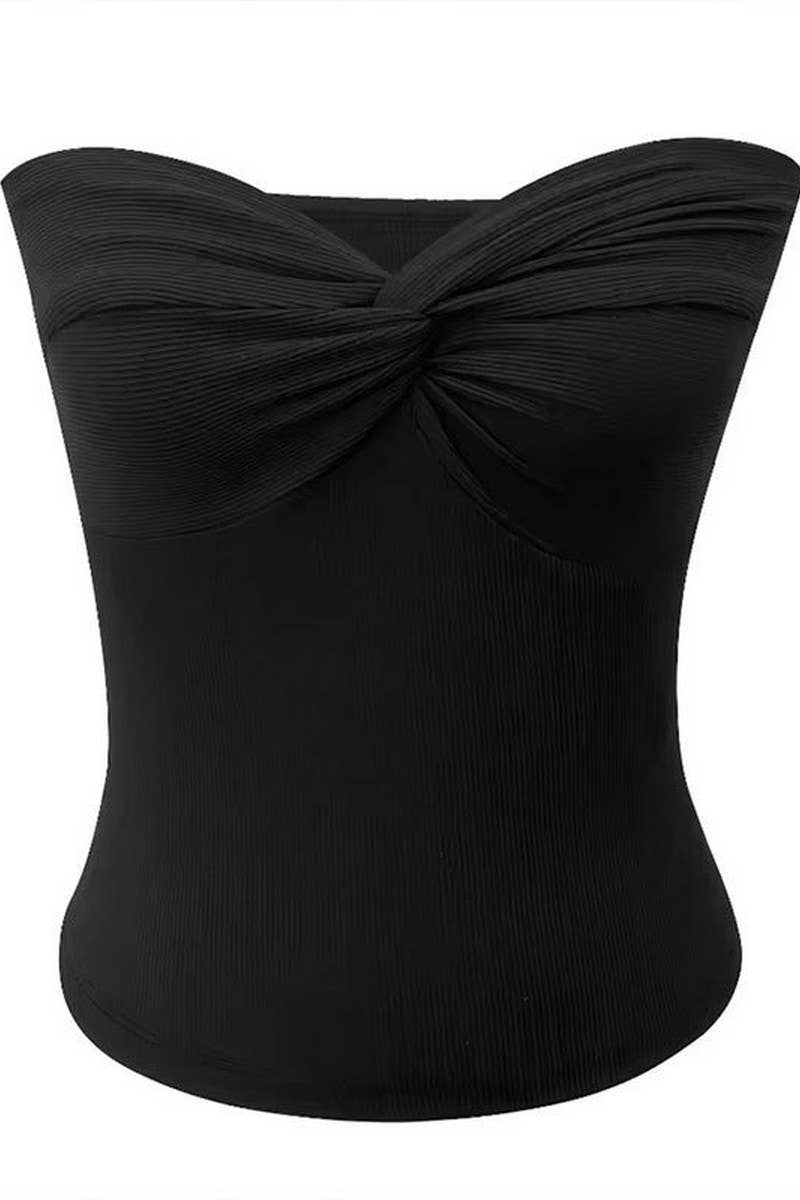 CWTTT0019_KNITTED PIT STRIP KINKY TOP VEST