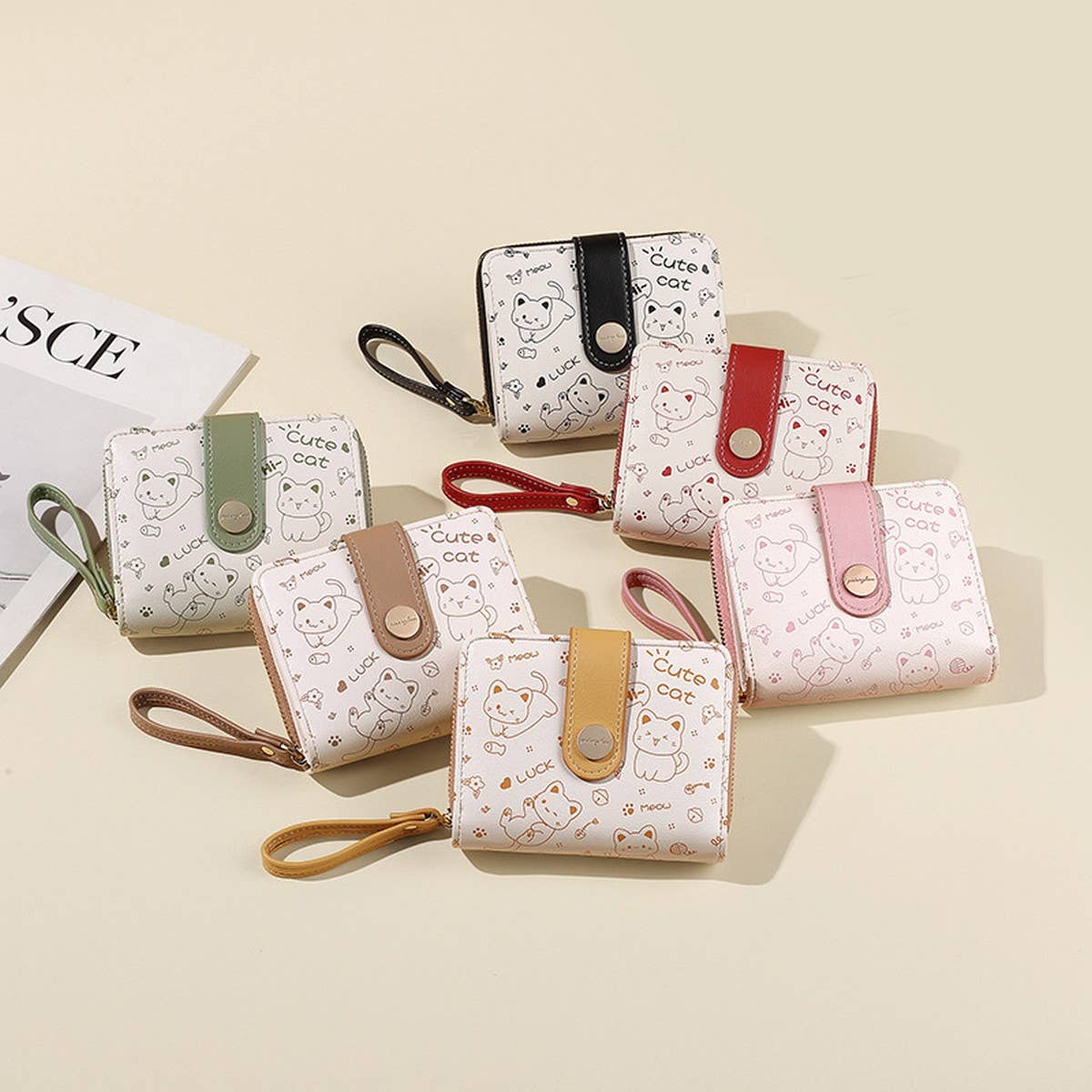 2024 NEW CUTE CAT NICHE SIMPLE WALLET_CWAB2571