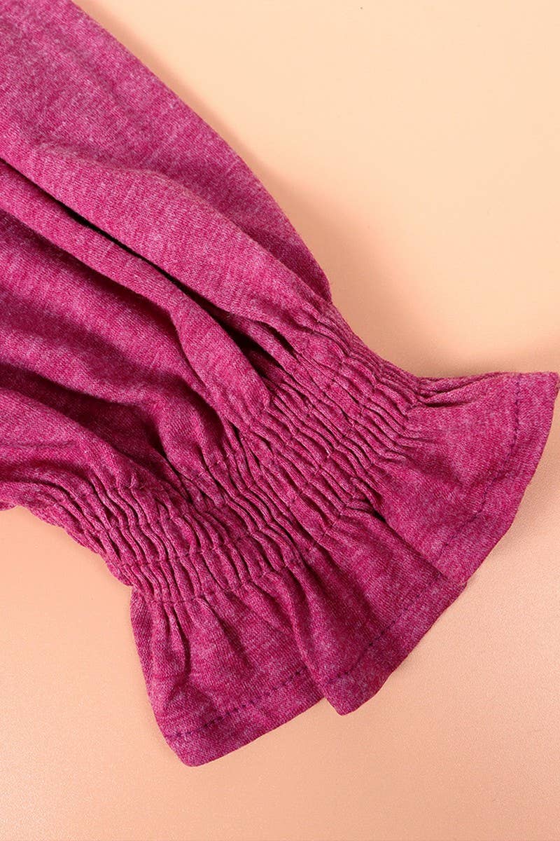 CWTBLS0812_LOOSE CASUAL U-NECK T-SHIRT