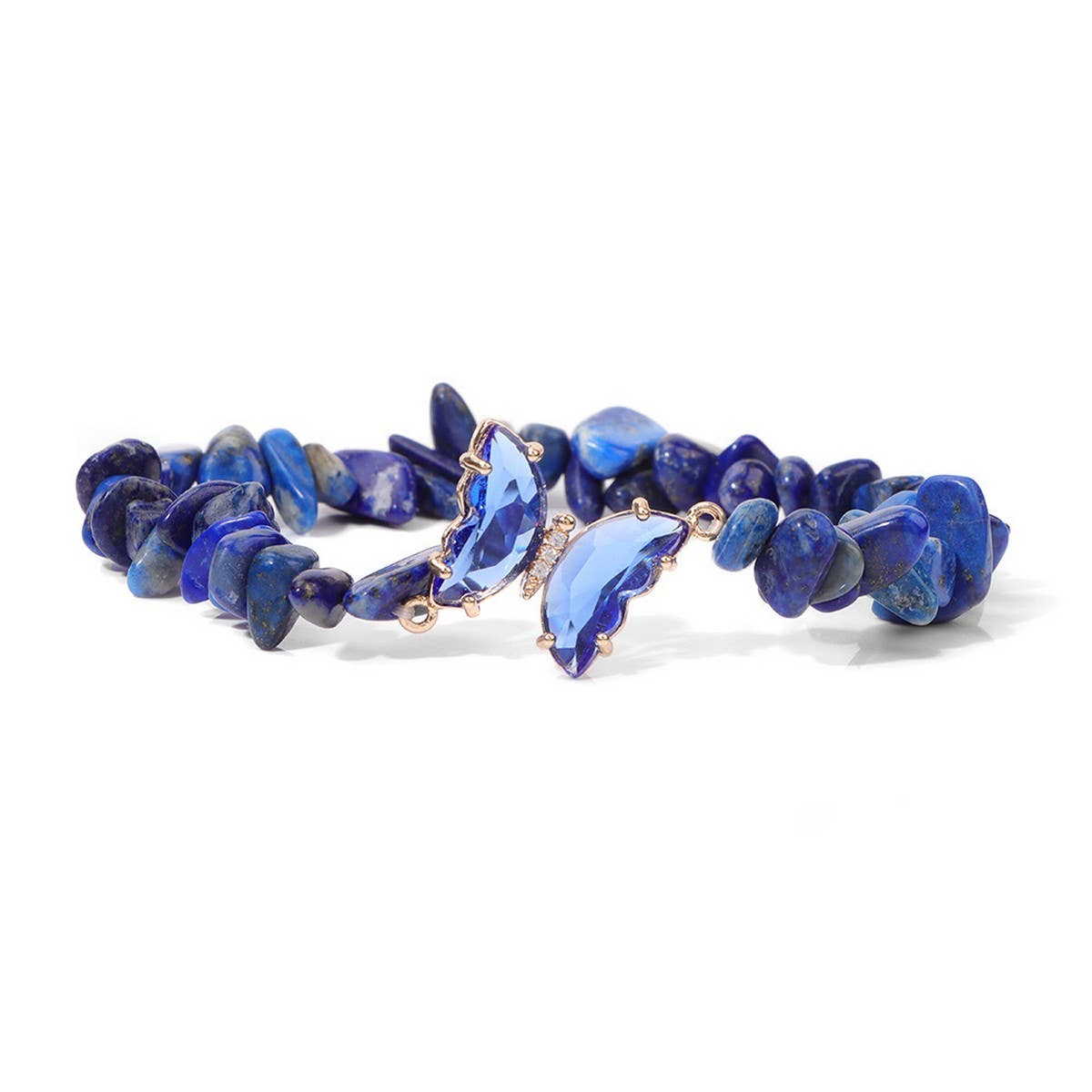 BUTTERFLY GRAVEL FASHION BRACELET_CWAJE2086
