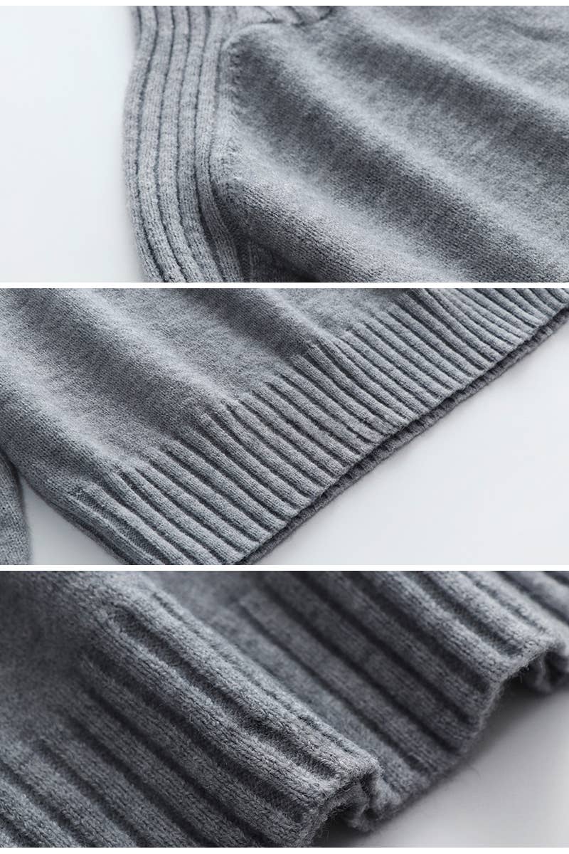 CWOSWL611  Turtle Neck Long Sleeve Pullover Sweater