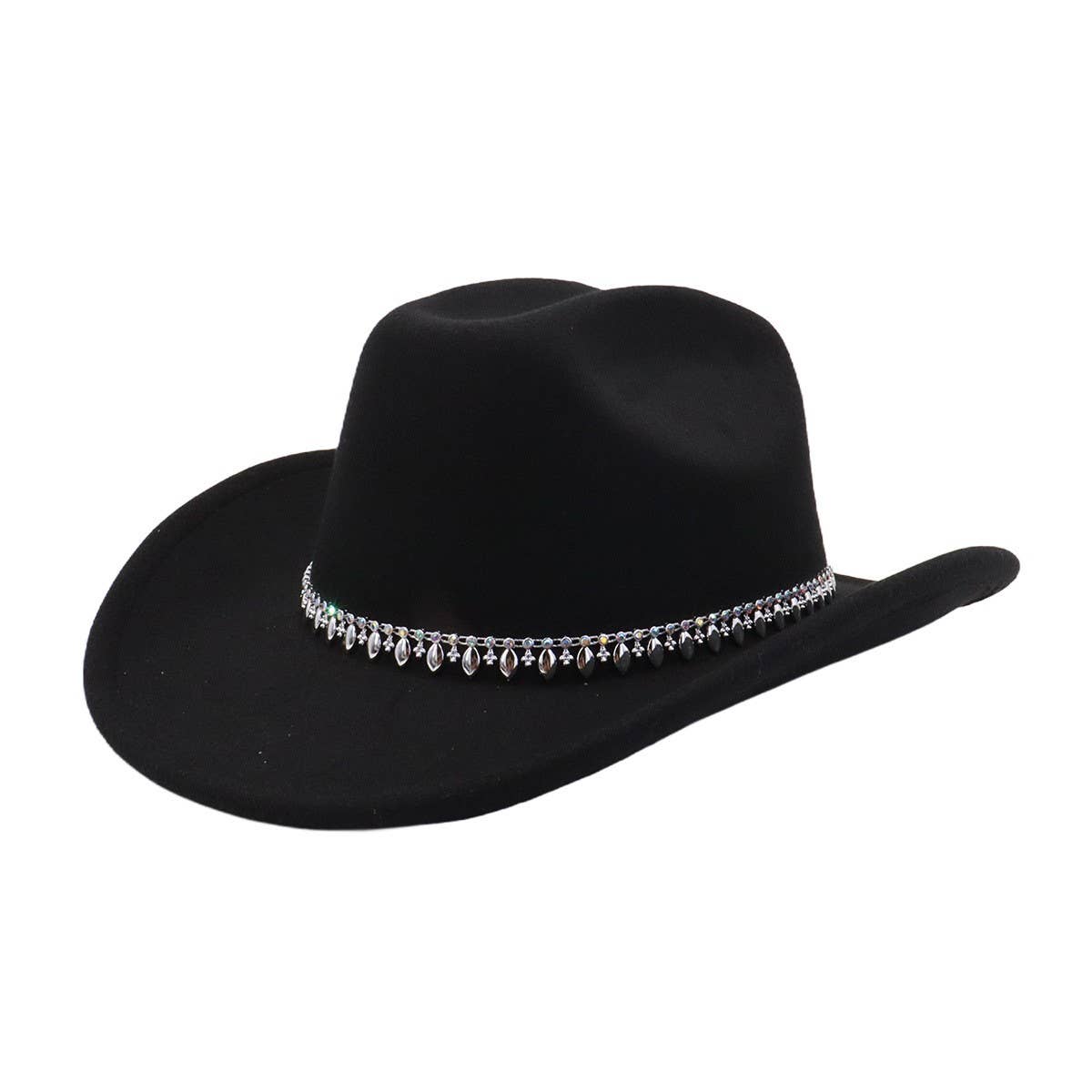 Couple Fedora Jazz Hat Western Ethnic Wool Hat_CWAH04370