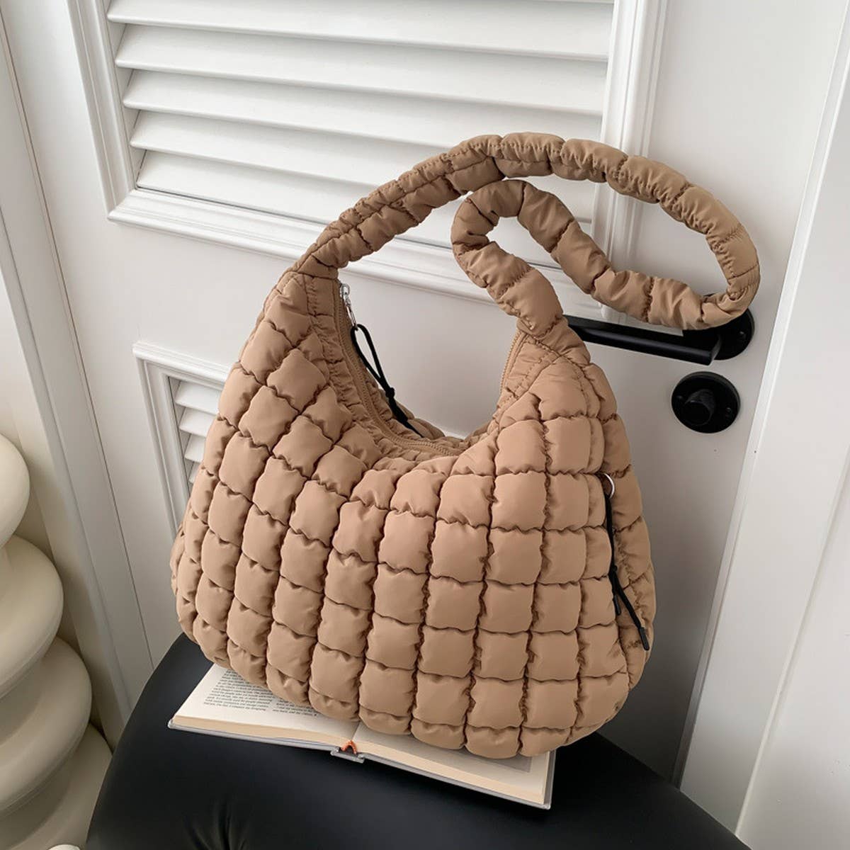 Cloud Puff Tote Bag Large Shoulder Bag_CUAB00503