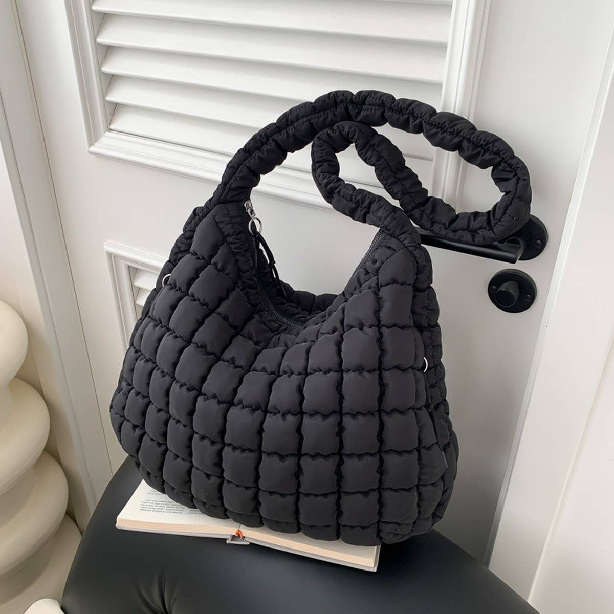 Cloud Puff Tote Bag Large Shoulder Bag_CUAB00503