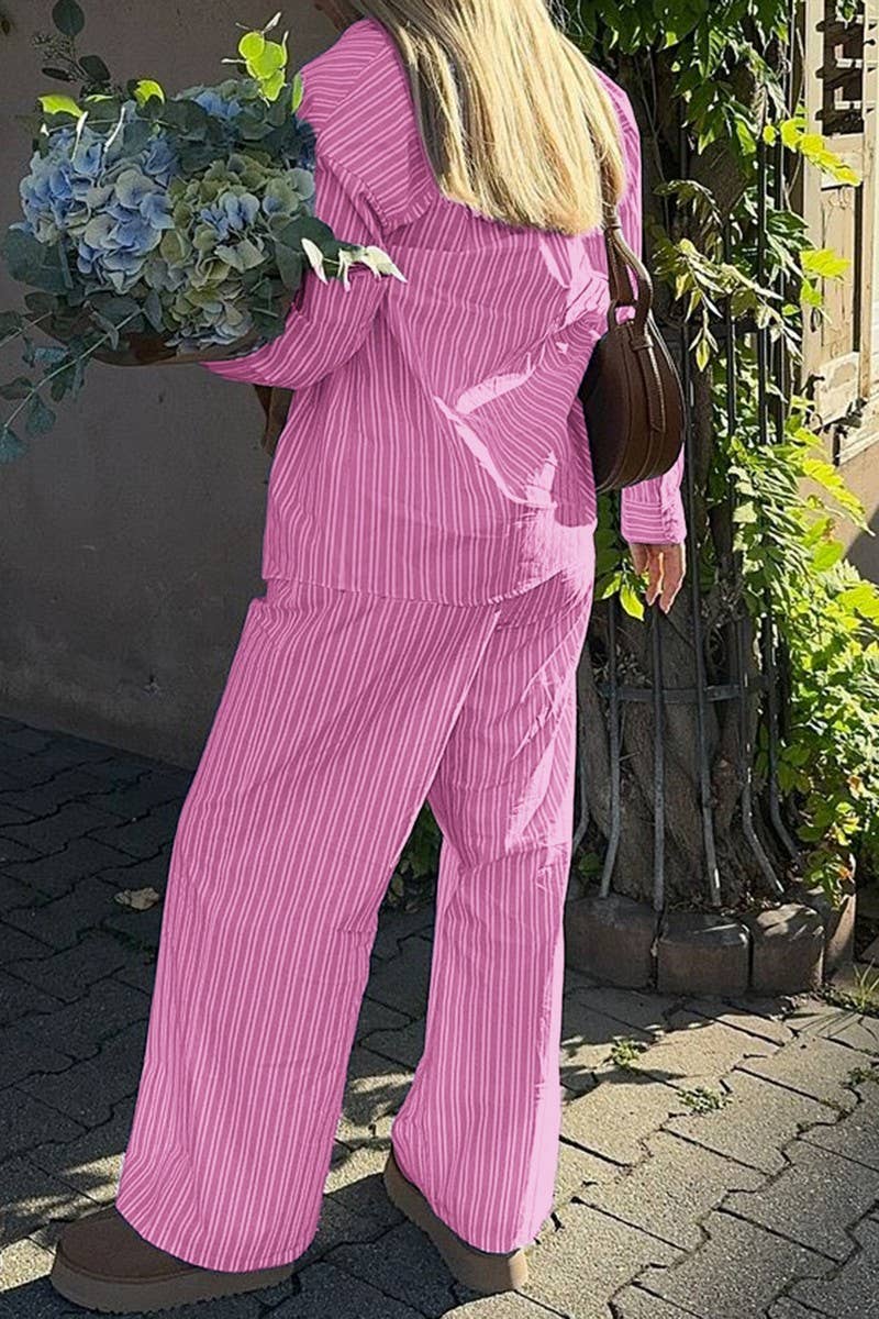 CWSTB00447_CASUAL VACATION LONG SLEEVE SHIRT PANTS SET