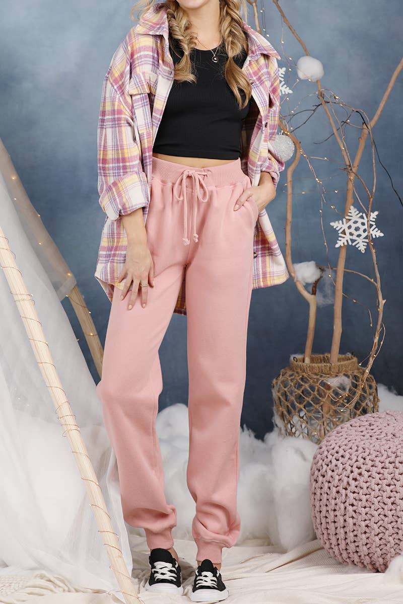 CWBLP264-P_WAIST JOGGERS PANTS INCASUAL ELASTIC WITH POCKETS