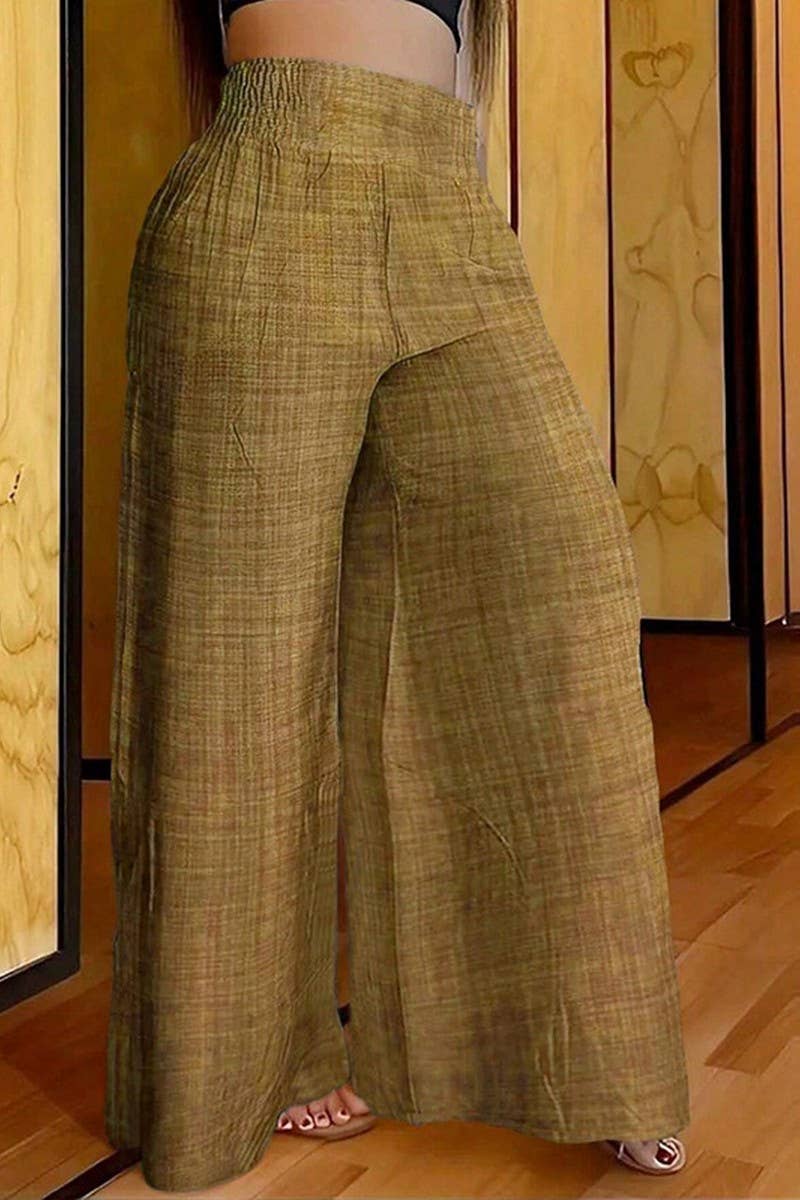 CWBLP2097_HIGH WAIST SOLID COLOR WIDE LEG PANTS