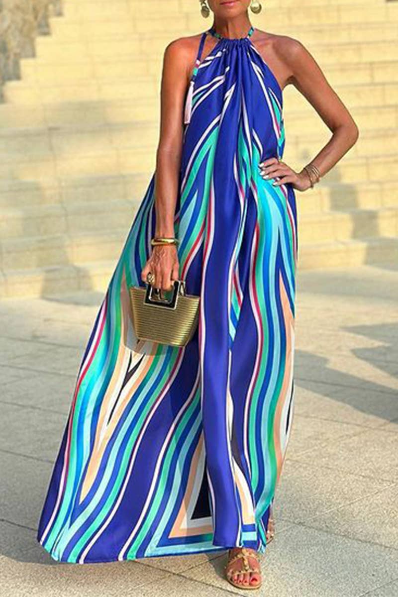 CWDHL1024_SUMMER NEW SEXY HALTER NECK SEXY DRESS