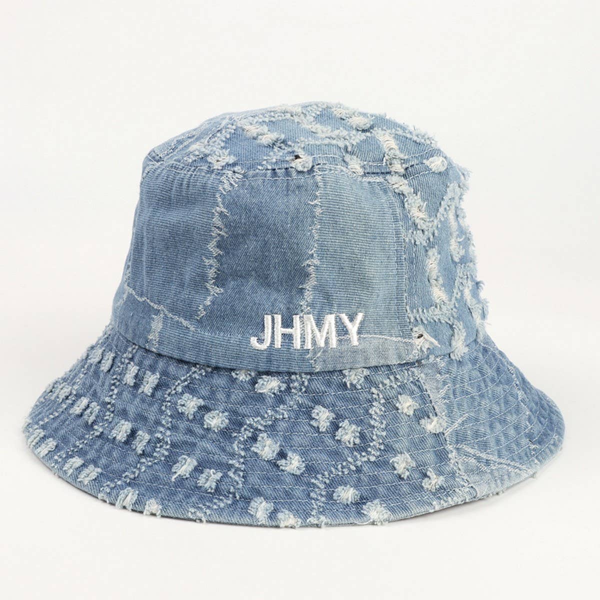 CWAH3279_NEW WASHED DENIM RETRO OLD BUCKET HAT