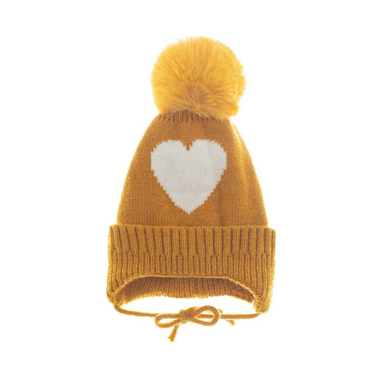 2024 NEW EAR PROTECTION LOVE BABY KNITTED HAT_CWAH1747