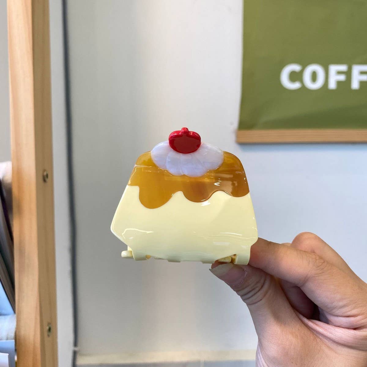 CWAHA4454_CUTE PUDDING HAIRPIN CHEESE CARTOON HAIRPIN