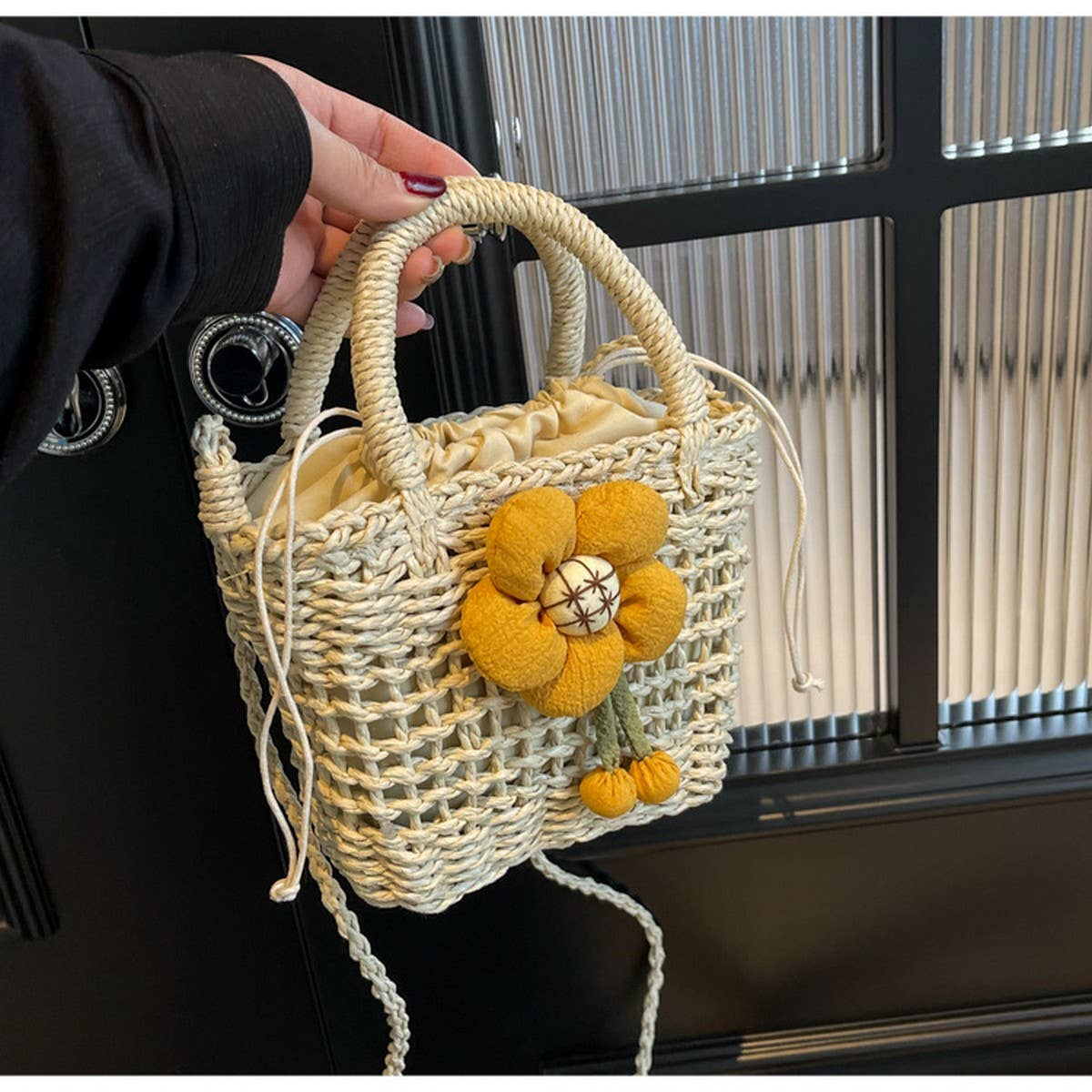 NEW SWEET, SIMPLE AND FASHIONABLE STRAW BAG_CWAB2308