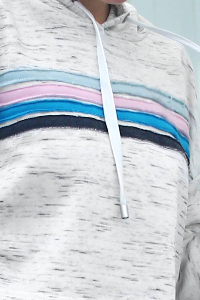 CWOHOL426_Lightweight Pullover Hoodie Cropped Sweatshirt