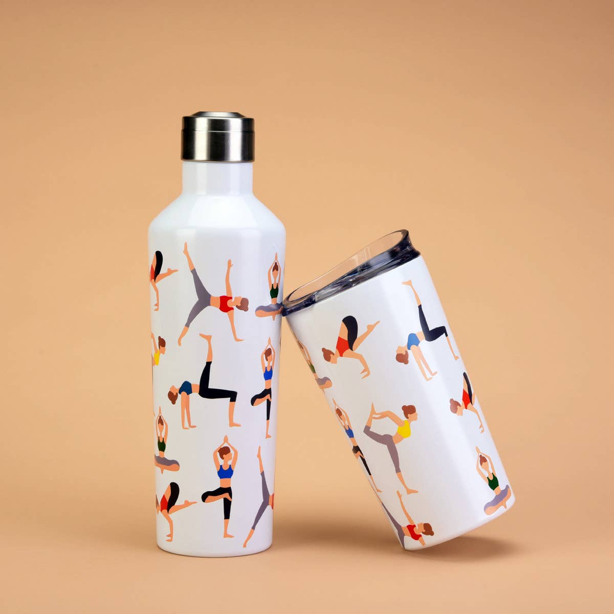 2024 NEW YOGA THEME INSULATED WATER CUP_CWMM0984