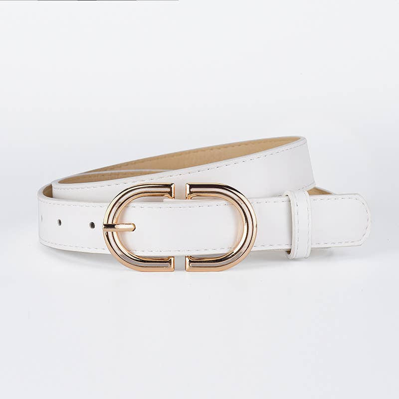 DRESS DECORATED SMALL BELT WITH SIMPLE BELT