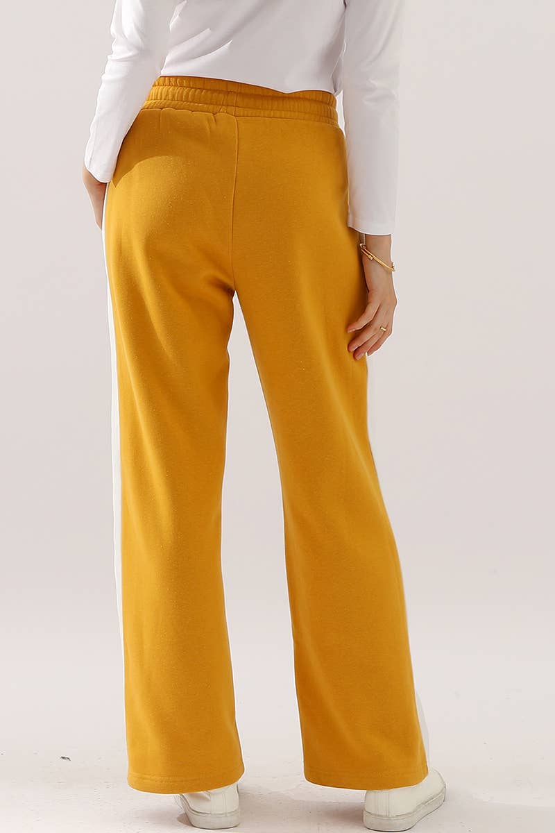 CWBLP398-P_PLUS SIZE HIGH WAISTED WIDE LEG LONG SWEATPANTS