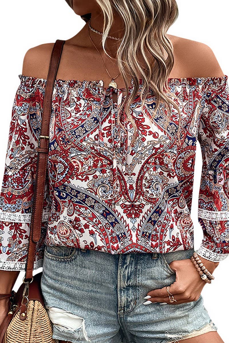 CWTBLL0903_IRREGULAR OFF-SHOULDER COLLAR LONG-SLEEVED SHIRT