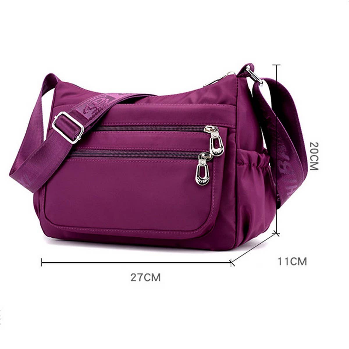 NYLON WATER-REPELLENT CROSSBODY SHOULDER BAG_CWASC1744