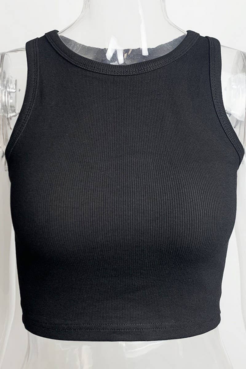 CWTTK0811_SPORTS SHORT SLEEVELESS TIGHT-FITTING VEST