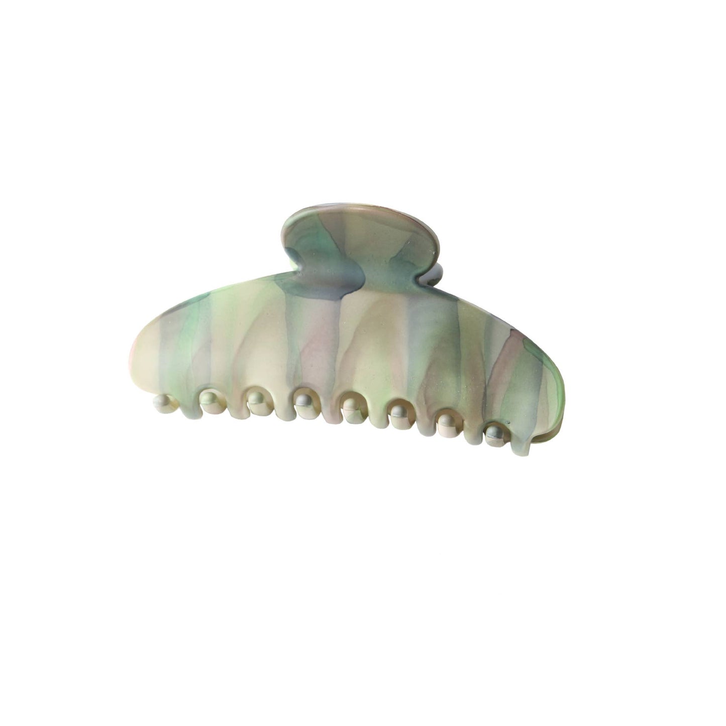 Iridesy matte large PC clip-on hair clip