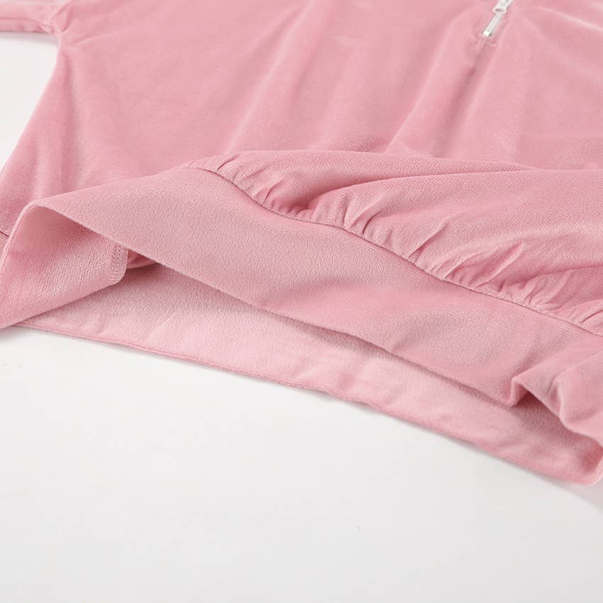 CWSTB1403_ALL SOLID COLOR FASHION SWEATSHIRT TRACKSUIT