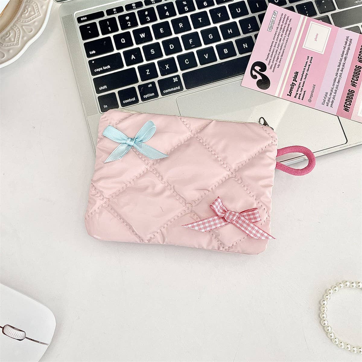CWAB5787_SHINY BOW PORTABLE STORAGE BAG