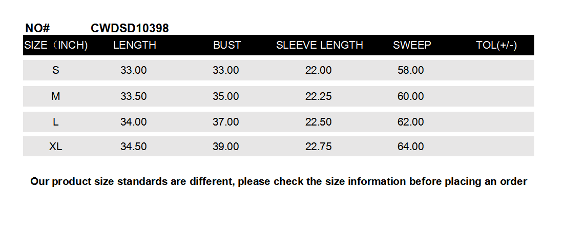 CWDSD10398_LONG SLEEVE WIDE ROUND NECK LOOSE FIT DRESS