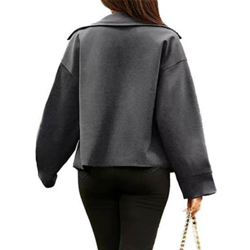 CASUAL OFFICE LONG SLEEVE BUTTON SHORT SMALL SUIT