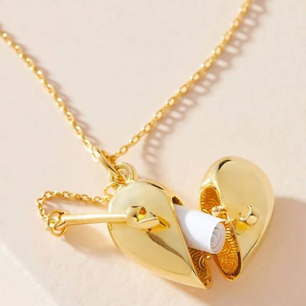Love Photo Box Pendant Necklace