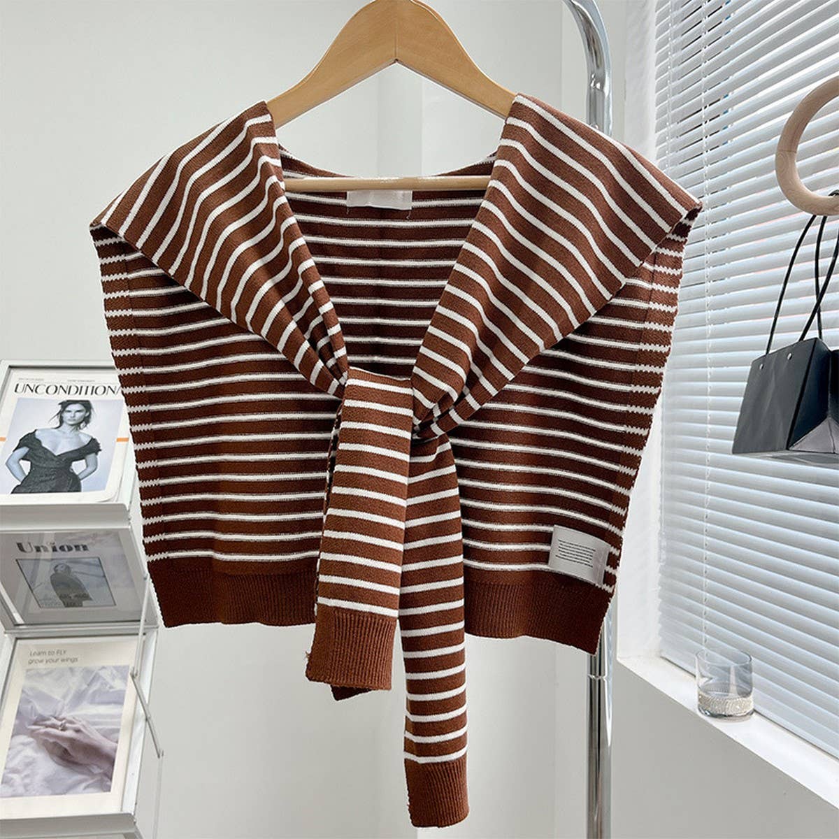 CWASC03118_KOREAN STYLE KNIT SHAWL SCARF FOR WOMEN