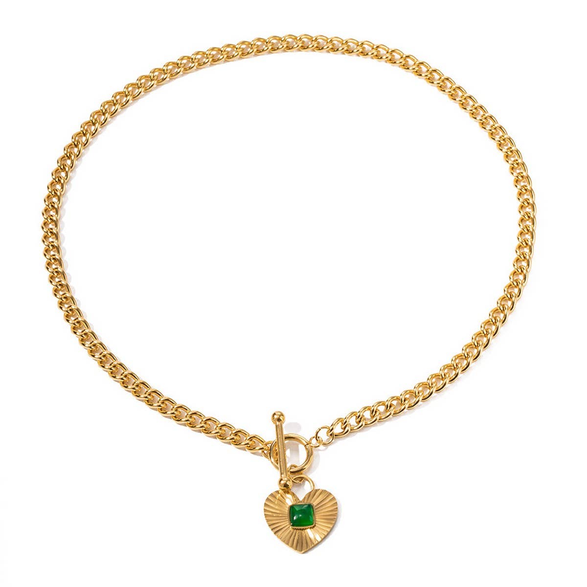 RETRO LIGHT LUXURY OT BUCKLE DESIGN NECKLACE_CWAJE1442