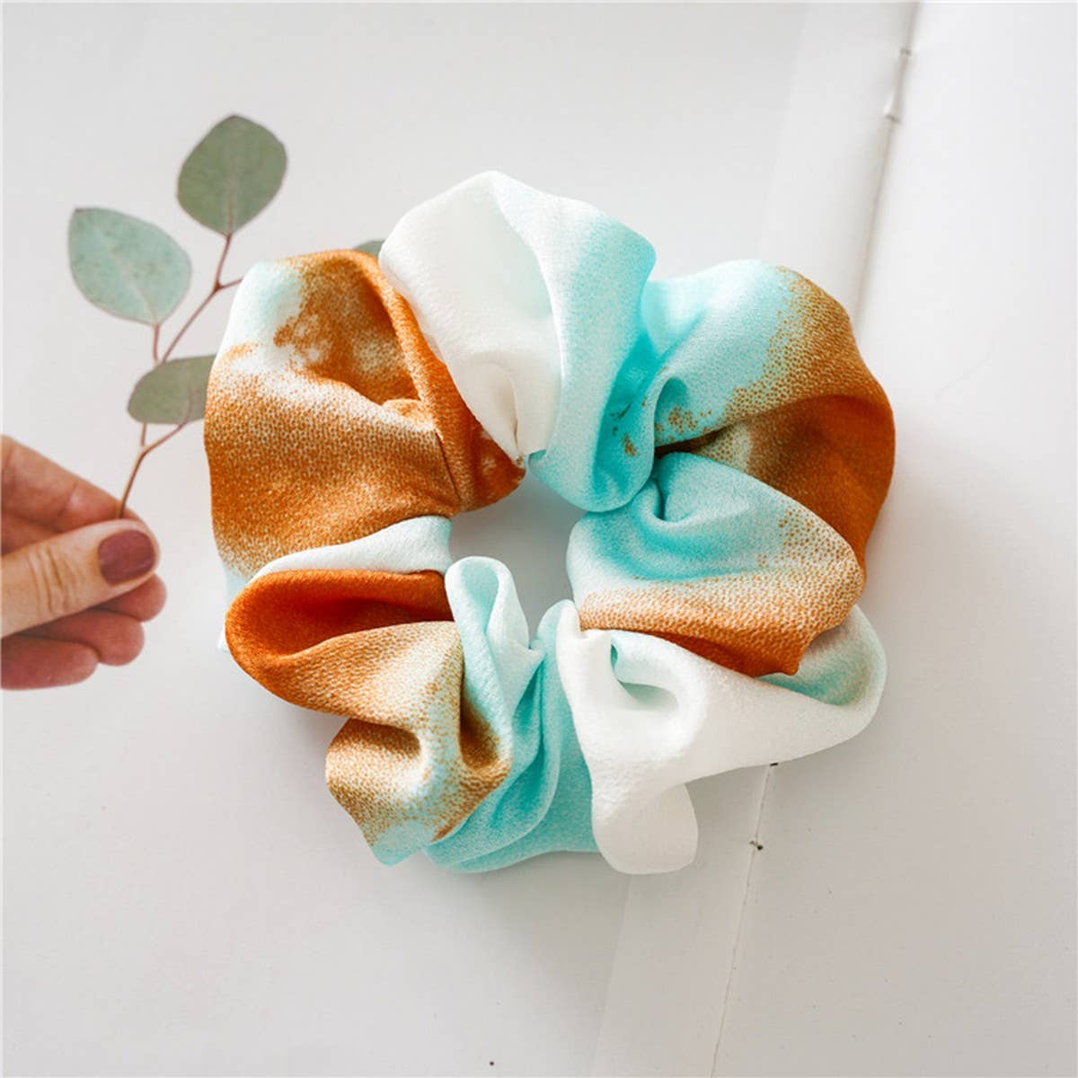SIMPLE TIE DYE ELASTIC BAND HAIR TIE_CWAHA0842
