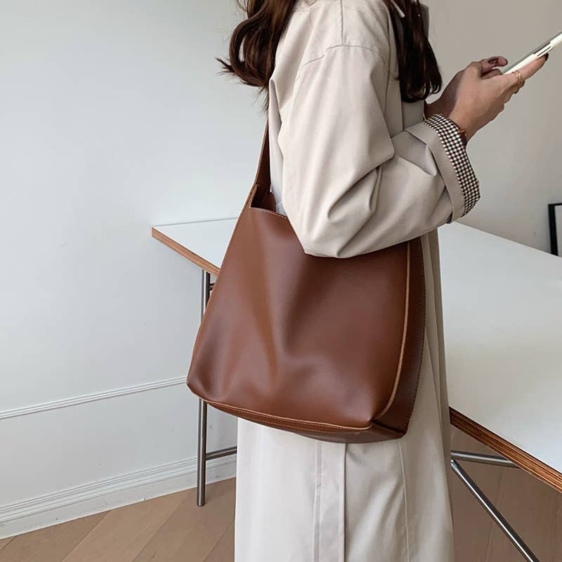 Retro crossbody bag tote bag bucket bag