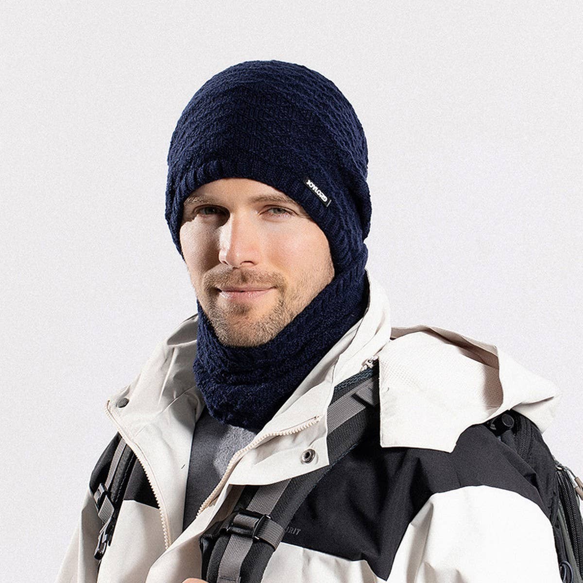 WINTER WARM HAT AND SCARF TWO PIECE SET