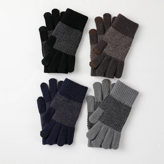 MEN'S THICKENED WINDPROOF TOUCH SCREEN GLOVES_CWAG00599